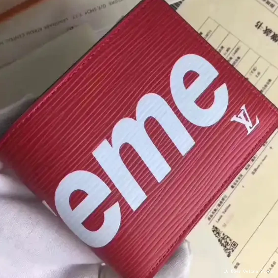 Affordable supreme pocket wallet Louis Vuitton 0502